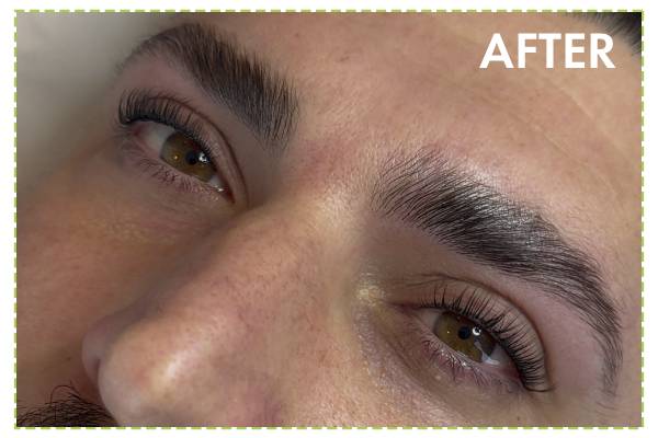 Male lash lift